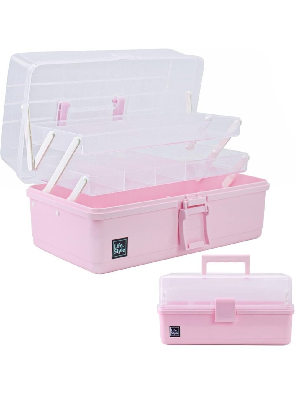 New 13 inch Art Craft Organizer Storage Box with 3 Layer